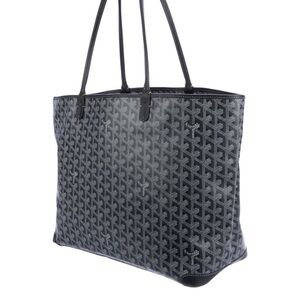 Goyard Artois MM Zipper Tote in Black and Gray